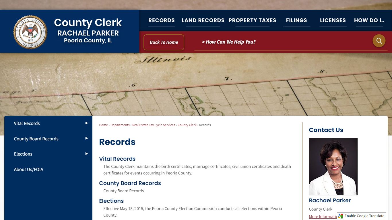 Records | Peoria County, IL